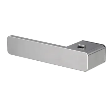 Dveřní kování GK - R8 ONE S2L s uzamykáním bez spodní rozety, klika/klika s uzamykáním levá Velvet šedá (22)