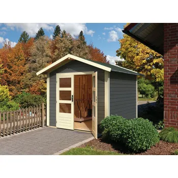 Zahradní domek dřevěný domek KARIBU TALKAU 4 (83337) terragrau