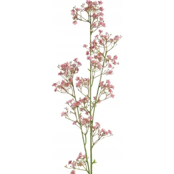 umělá květina Umělý květ dekorativní SADRAVKA METLICA růžová