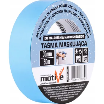 MASKÁVACÍ PÁSKA PRO LAKOVÁNÍ STŘÍKÁNÍM 30mm/50m MOTIVE