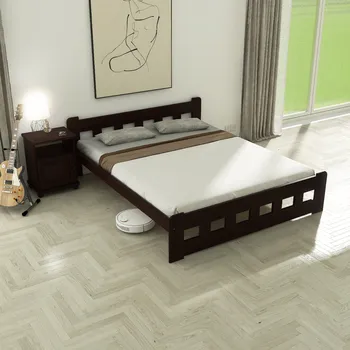 Postel Maxi Zvýšená postel z masivu Nikola 160 x 200 cm - barva Dub