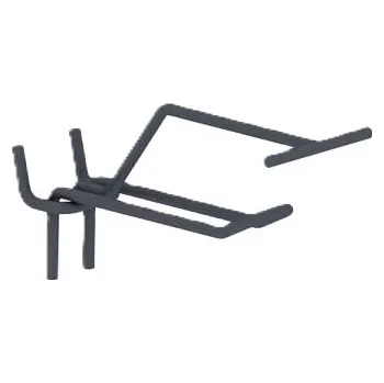 Prodejní regál Dvojitý háček s cenovkou 20cm Ø6mm