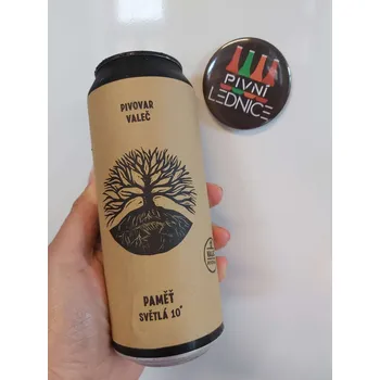 Pivo Valeč Paměť 10°/4,1% 0,5l