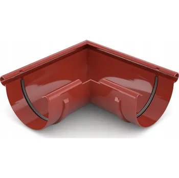 okap Vnější roh okapu 100 Bryza ČERVENÝ (Červený)