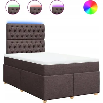 Postel Jednolůžková dřevěná postel VidaXL 120x190 cm bílá