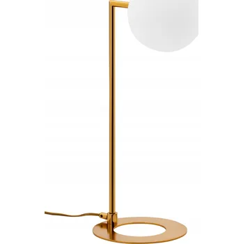 Lampička FEME moderní stolní lampa s 1 světelným bodem, bílé stínidlo 1933