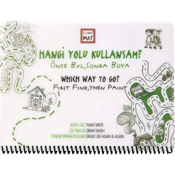 Obraz Opakovaně použitelná omalovánka v deskách STRIGO Labyrinty 16 x 21 cm