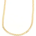 Zlatý řetízek Pancer s broušenými proužky 1,70g