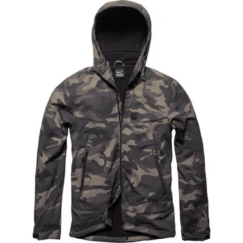 Pánská softshellová bunda Bunda Vintage Industries Alford - darkcamo, L