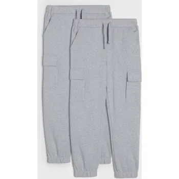 Dětská móda Sinsay - Sada 2 tepláků jogger - šedá - 348HM-09M - 348HM-09M-152