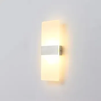 Nástěnné svítidlo LED nástěnné svítidlo do interiéru moderní osvětlení 12W 6000K