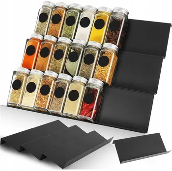 Obraz ORGANIZÉR NA KOŘENÍ 3-PATROVÝ KOVOVÝ SNADNÉ ČIŠTĚNÍ DO ZÁSUVEK