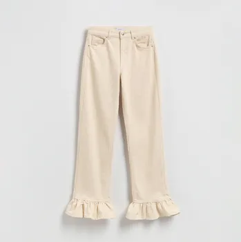 Dámské džíny Reserved - Džíny s volány - tělová - 581GE-02J - 581GE-02J-40