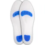 Gelové ortopedické vložky do bot HealMed - průhledné-modré, 41-42