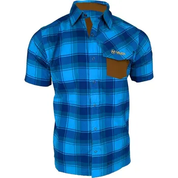 Pánská košile Košile pánská Haven Agness Slimfit - modrá, XXL