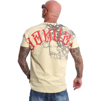 Pánské tričko Triko pánské Yakuza Thorns - světle žluté, S