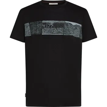 Pánská móda Pánské merino triko s krátkým rukávem ICEBREAKER Mens Mer 150 Tech Lite SS Tee Elev Line, Black velikost: M