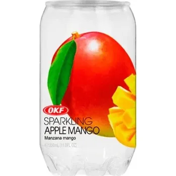Limonáda OKF Sparkling Apple Mango Drink 350ml - 1x 350ml