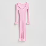 Reserved - Šaty z viskózy - růžová - 507IY-38X - 507IY-38X-M