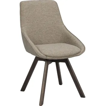 Jídelní židle Otočná jídelní židle Alison | Tmavá béžová/hnědá