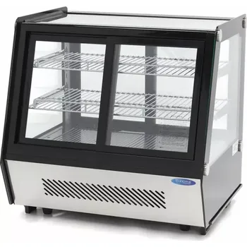 Maxima Lednice s vitrínou 71 cm - 125 l | 09400847
