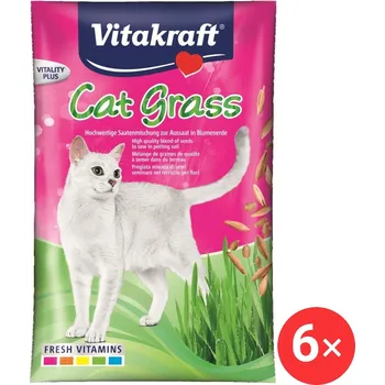 Vitakraft Cat Grass náhradní náplň 6 × 50 g