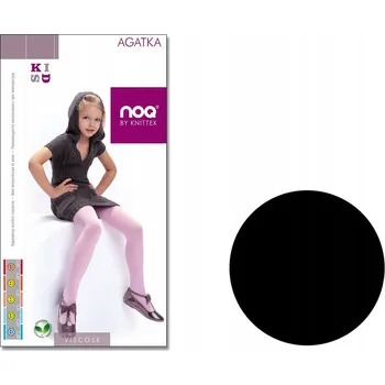 Knittex dětské punčocháče černé viskóza velikost 110