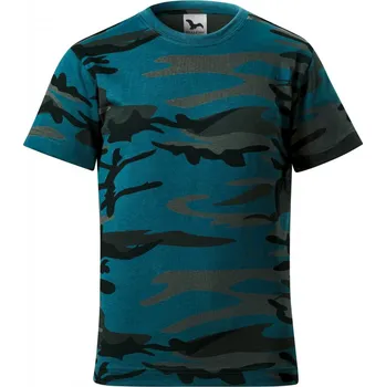 Chlapecké tričko Triko dětské Malfini Camo - skyblue, 122