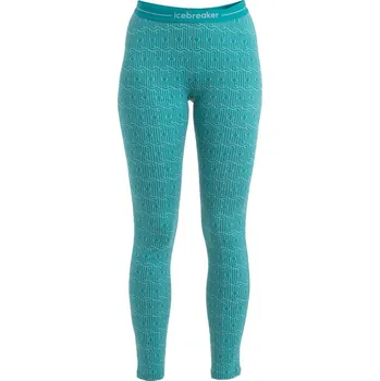 Dámské oblečení ICEBREAKER Wmns Merino 260 Vertex Leggings Herenga, Flux Green/Snow/J velikost: M