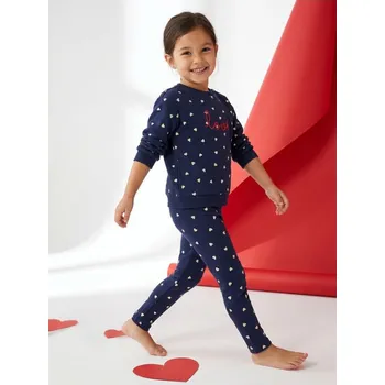 Dívčí oblečení Sinsay - Žerzejová souprava - námořnická modrá - 560GX-59X - 560GX-59X-86