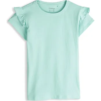 Dívčí oblečení GATE Bavlněné tričko s volány 9Y 426-0096/720