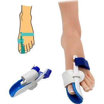 Bandáž hallux valgus HealMed 1 ks - bílá-modrá, pravá