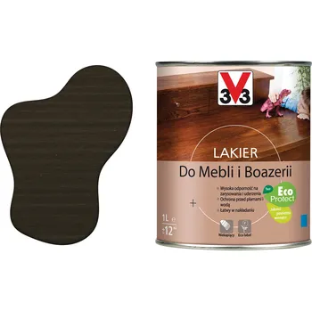 Lak na dřevo Lak na dřevo V33 hnědý 1l