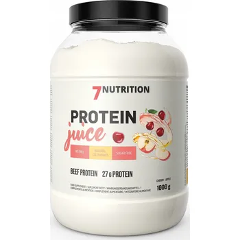 Protein 7NUTRITION PROTEINOVÁ ŠŤÁVA HOVĚZÍ 1000G TŘEŠŇOVÁ VIŠEŇ BÍLKOVINY DOPLNĚK STRAVY ÚDAJE