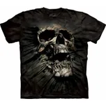 Tričko unisex The Mountain Breakthrough Skull Skulbone - černé, L