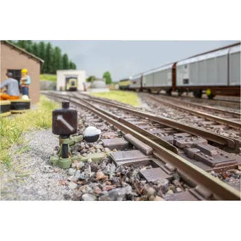 Modelová železnice výhybková páka s&nbsp;levou výhybkovou lucernou Noch 13910