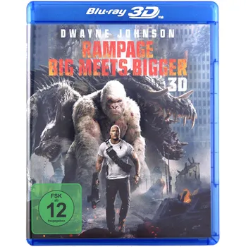 Blu-ray film Rampage: Dzika furia Blu-ray 3D disk