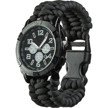 Hodinky Hodinky Mil-Tec Paracord - černé, M