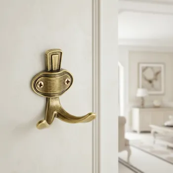 Věšák Interex design Rustikální věšák VATERLO / Starozlatá