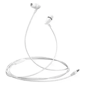 Sluchátka USAMS EP-37 In-Ear Stereo Headset 3.5mm bílá (6958444982304)