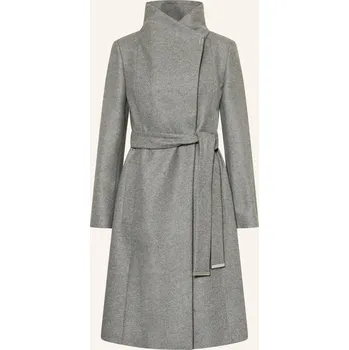 Dámský kabát Boss Dámský Vlněný Kabát Calegan, šedá, 34