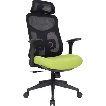 Dětský pokoj Kancelářské křeslo, zelená/černá, SULIVAN