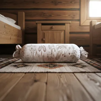 Polštář Váleček - Herbář béžový