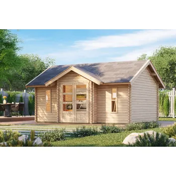 Zahradní domek dřevěný domek KARIBU NORDLAND (48359) natur