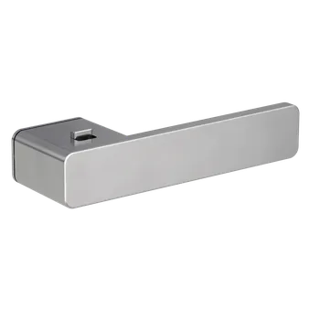 Dveřní kování GK - R8 ONE S2L s uzamykáním bez spodní rozety, klika/klika s uzamykáním pravá Velvet šedá (22)