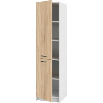 Kuchyňská skříňka Kuchyňská skříňka Laclar bílá 56 x 50 x 195 cm, barva dvířek: dub sonoma