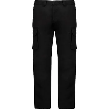 Pánské kapsáčové kalhoty Kariban Airborne - černé, 40