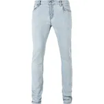 Džíny Urban Classics Slim Fit Zip Jeans - modré, 33/32