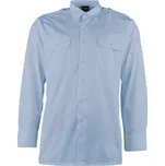 Košile Servis s dlouhým rukávem - světle modrá, 3XL