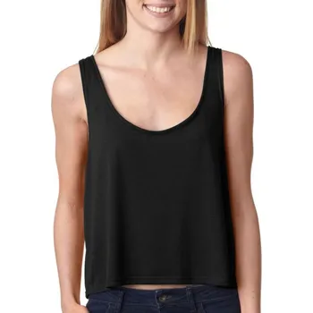 Tílko Bella Boxy Tank - černé, M